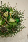 Новогоднияя композиция для украшения стола
 - Зеленое чудо