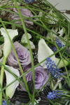 Букет с каллами и орхидеями - Весенние метаморфозы