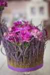 Композиция цветов с лавандой и гвоздиками - Аромат Прованса