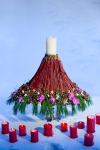 Новогодняя композиция - Рождественский вулкан