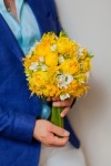 Букет невесты с розами Каталина - Солнечное настроение