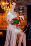Букет невесты с жасмином и розами - Цветочная рамка