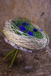 Букет с анемонами - Плетение Весны